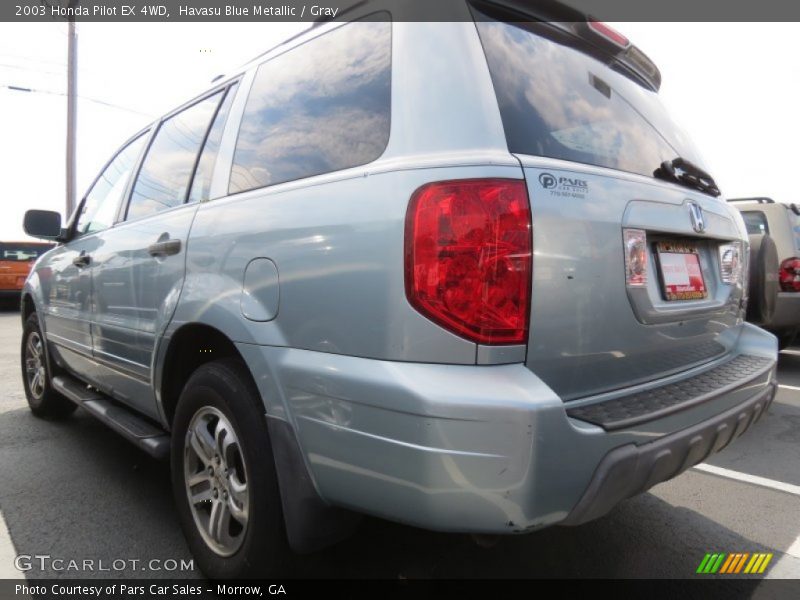 Havasu Blue Metallic / Gray 2003 Honda Pilot EX 4WD