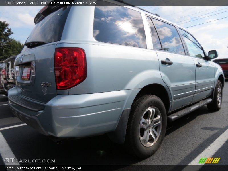 Havasu Blue Metallic / Gray 2003 Honda Pilot EX 4WD