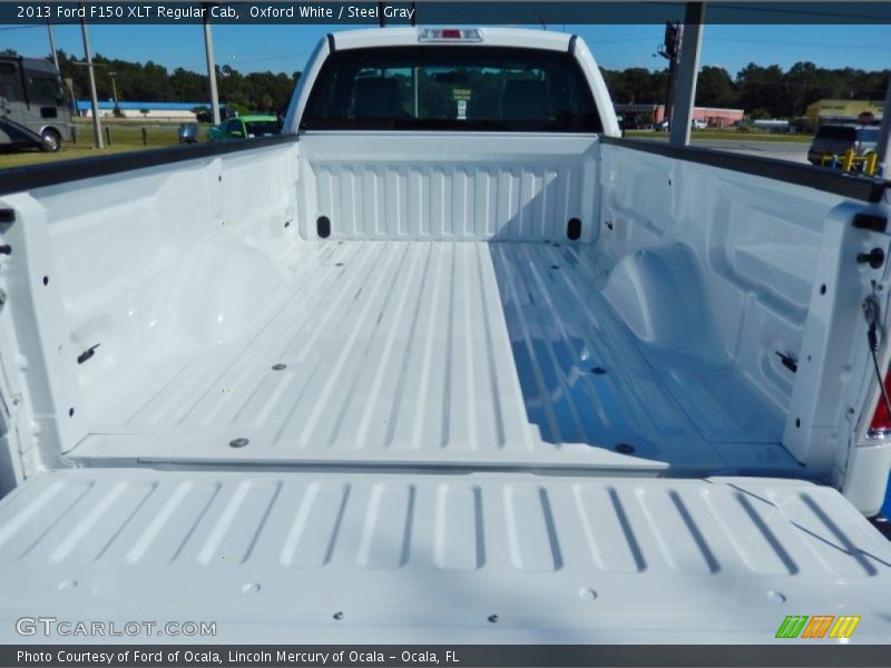 Oxford White / Steel Gray 2013 Ford F150 XLT Regular Cab