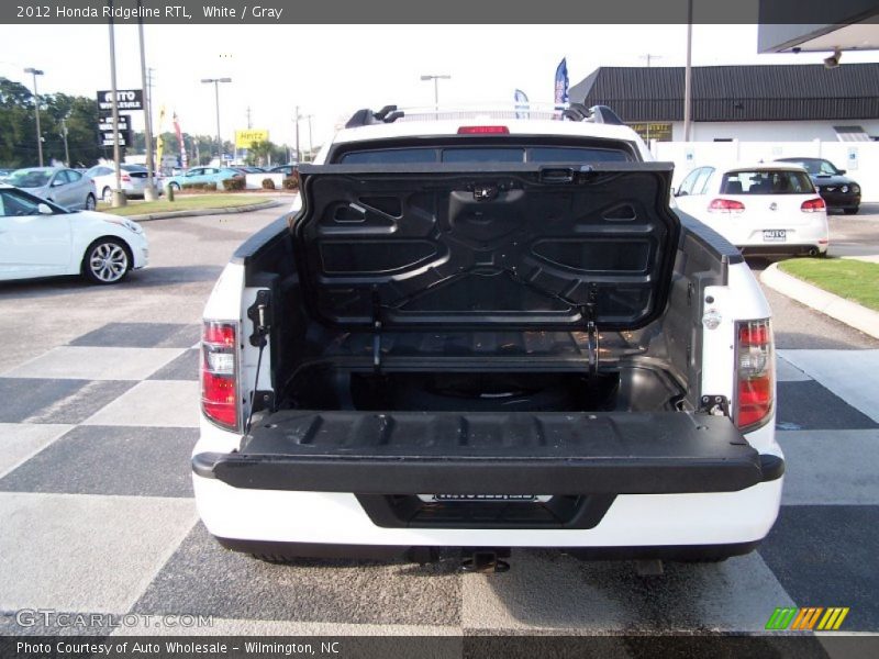 White / Gray 2012 Honda Ridgeline RTL