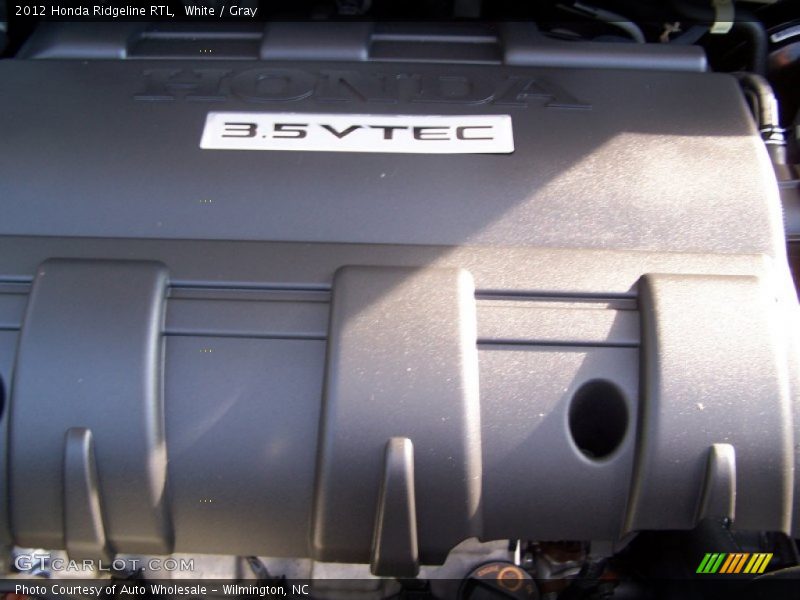 White / Gray 2012 Honda Ridgeline RTL