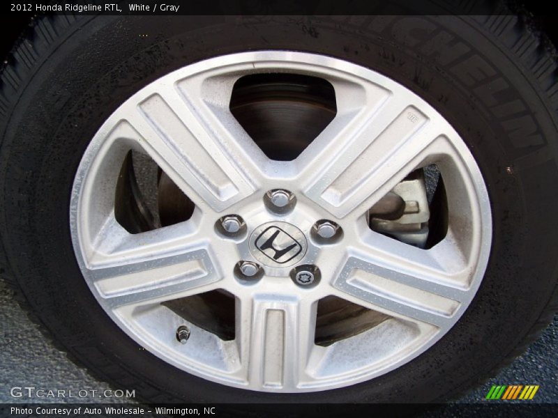 White / Gray 2012 Honda Ridgeline RTL