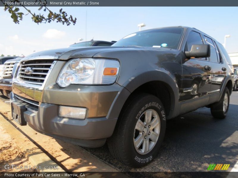 Mineral Grey Metallic / Stone 2006 Ford Explorer XLT