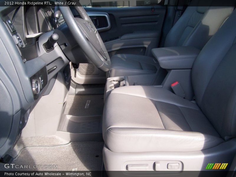 White / Gray 2012 Honda Ridgeline RTL