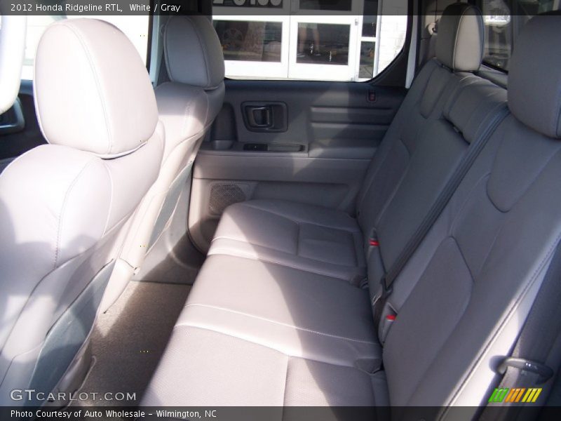White / Gray 2012 Honda Ridgeline RTL