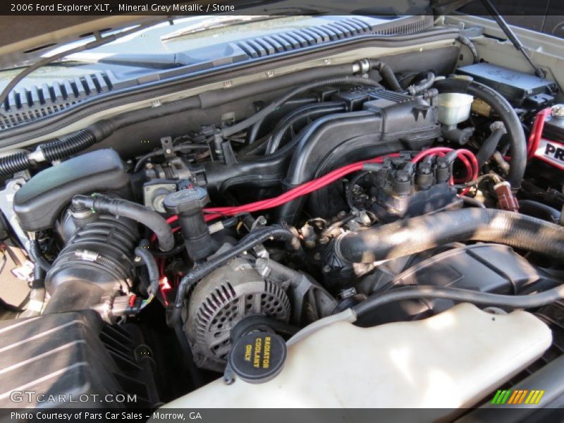 Mineral Grey Metallic / Stone 2006 Ford Explorer XLT
