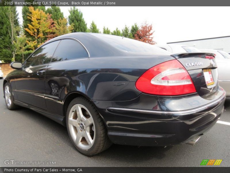 Black Opal Metallic / Stone 2005 Mercedes-Benz CLK 500 Coupe