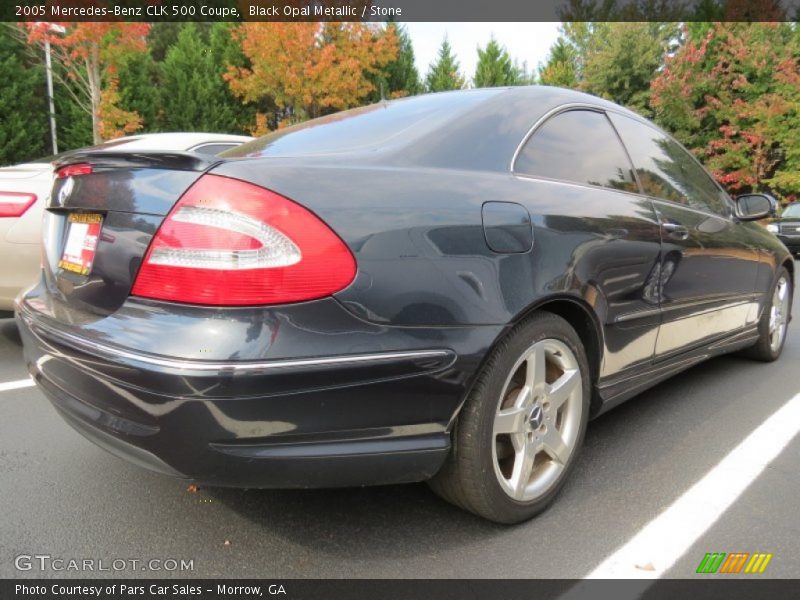 Black Opal Metallic / Stone 2005 Mercedes-Benz CLK 500 Coupe