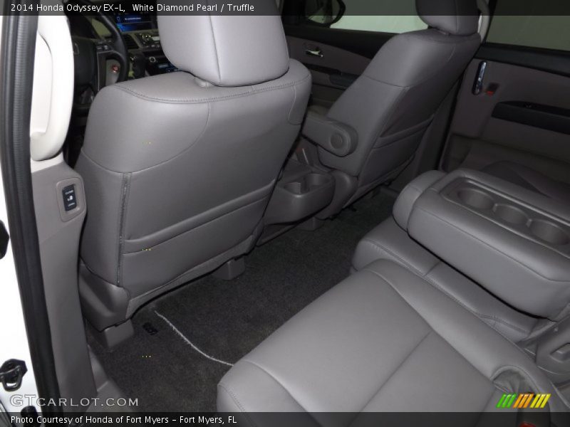 White Diamond Pearl / Truffle 2014 Honda Odyssey EX-L