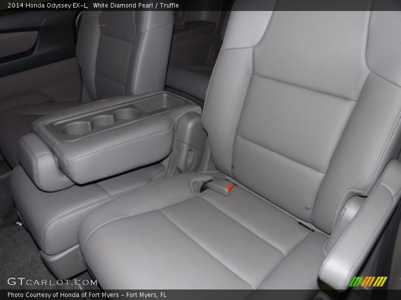 White Diamond Pearl / Truffle 2014 Honda Odyssey EX-L
