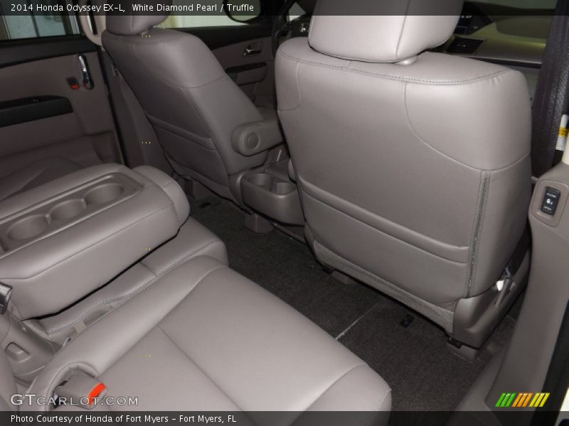 White Diamond Pearl / Truffle 2014 Honda Odyssey EX-L