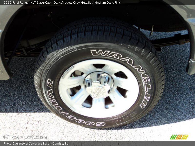 Dark Shadow Grey Metallic / Medium Dark Flint 2010 Ford Ranger XLT SuperCab