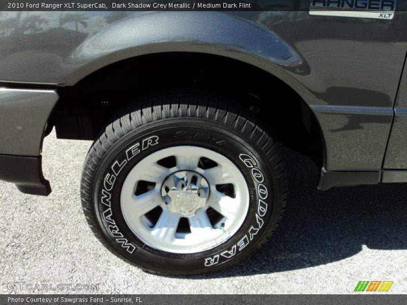 Dark Shadow Grey Metallic / Medium Dark Flint 2010 Ford Ranger XLT SuperCab