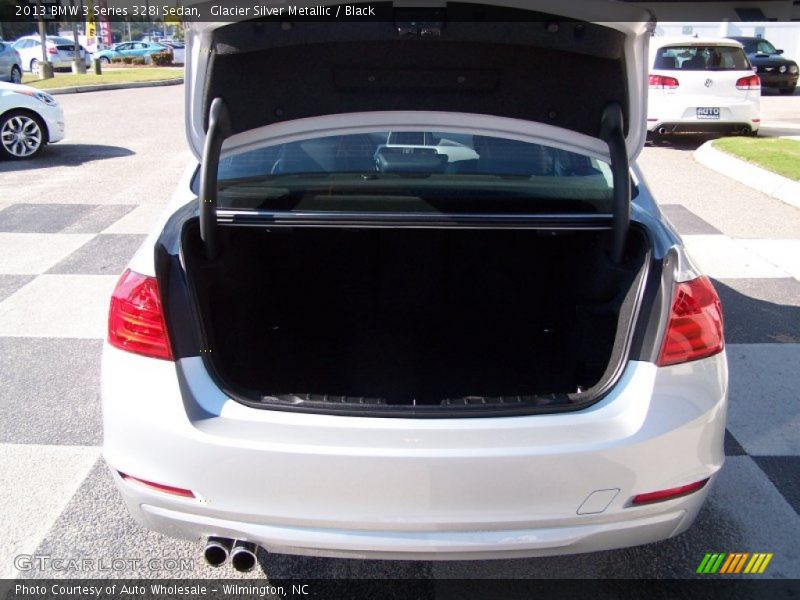 Glacier Silver Metallic / Black 2013 BMW 3 Series 328i Sedan