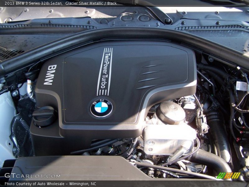 Glacier Silver Metallic / Black 2013 BMW 3 Series 328i Sedan