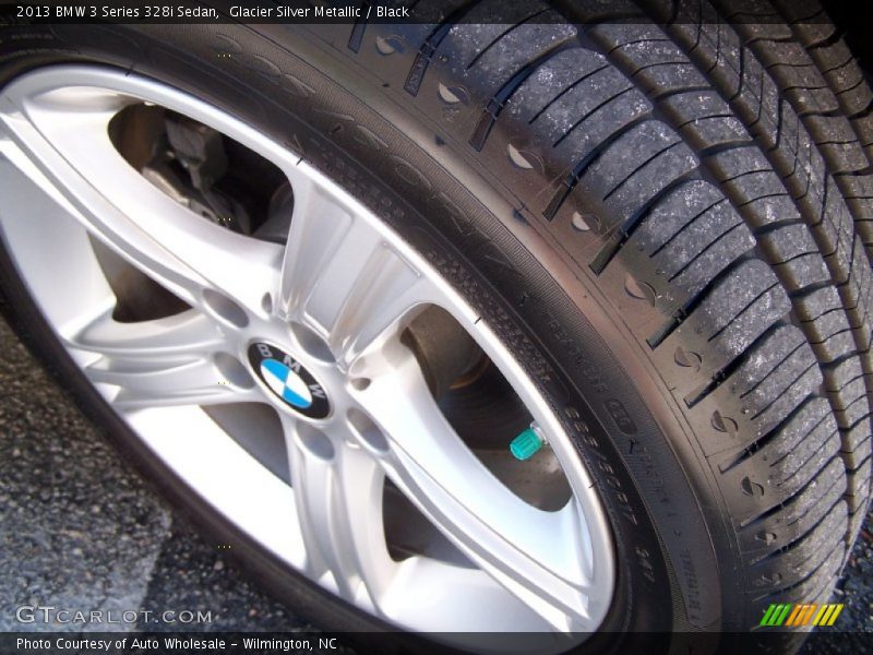 Glacier Silver Metallic / Black 2013 BMW 3 Series 328i Sedan