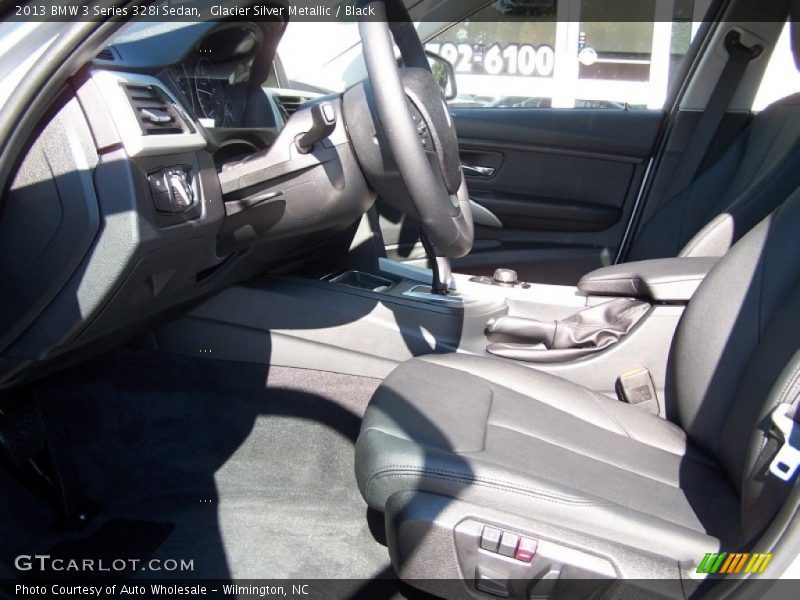 Glacier Silver Metallic / Black 2013 BMW 3 Series 328i Sedan