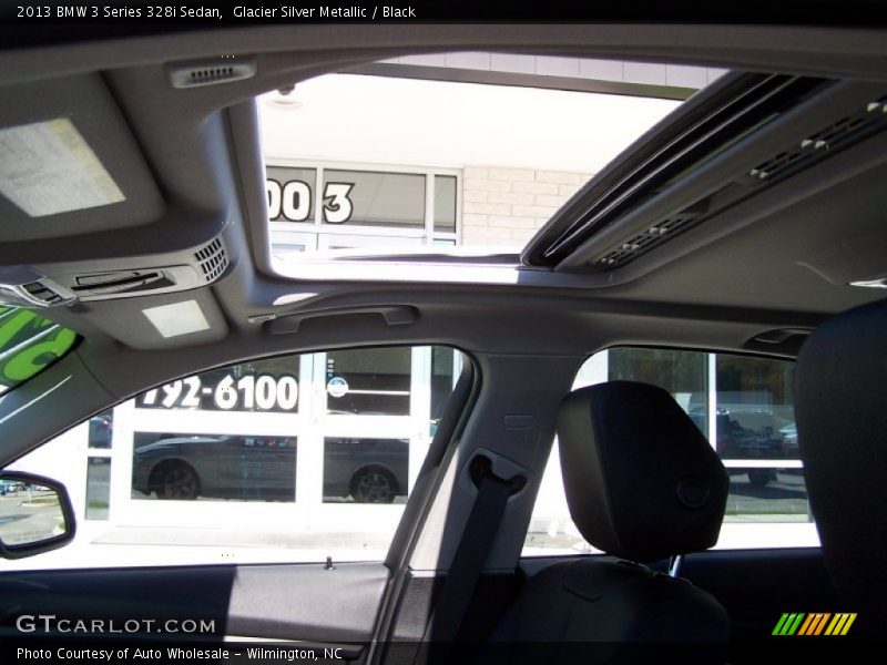 Glacier Silver Metallic / Black 2013 BMW 3 Series 328i Sedan