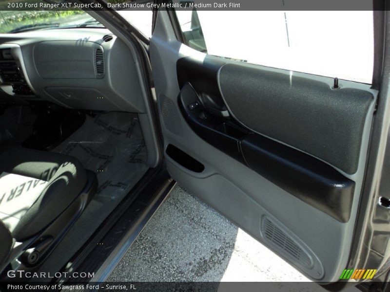 Dark Shadow Grey Metallic / Medium Dark Flint 2010 Ford Ranger XLT SuperCab