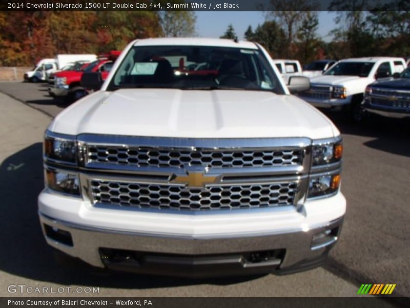 Summit White / Jet Black 2014 Chevrolet Silverado 1500 LT Double Cab 4x4