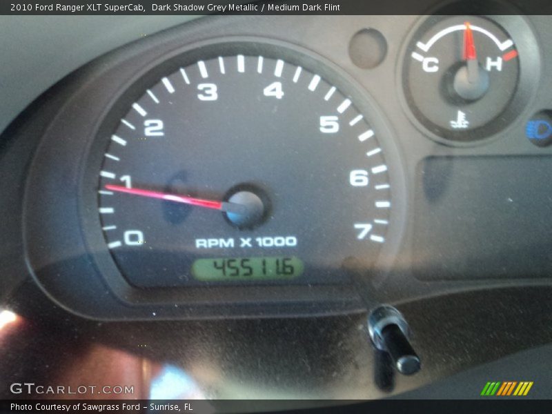 Dark Shadow Grey Metallic / Medium Dark Flint 2010 Ford Ranger XLT SuperCab
