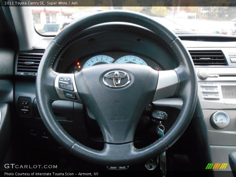Super White / Ash 2011 Toyota Camry SE