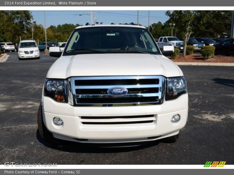 White Platinum / Stone 2014 Ford Expedition Limited
