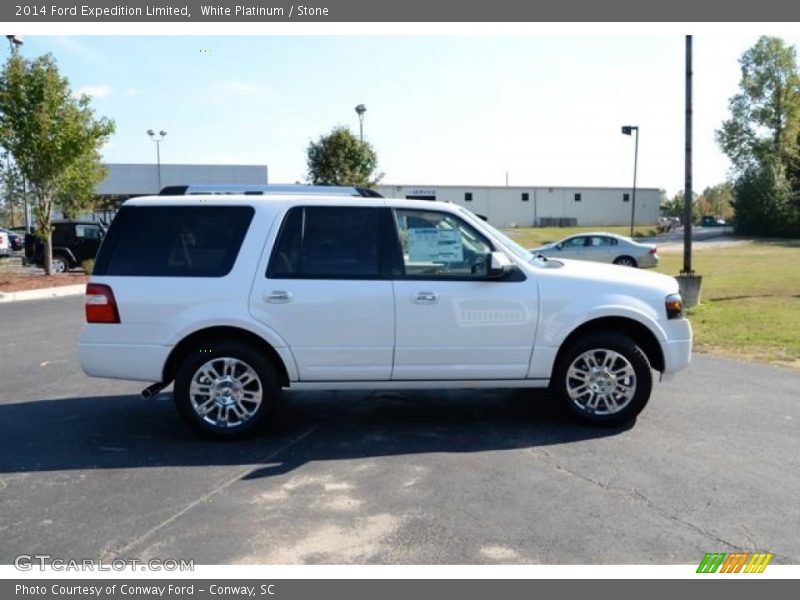 White Platinum / Stone 2014 Ford Expedition Limited