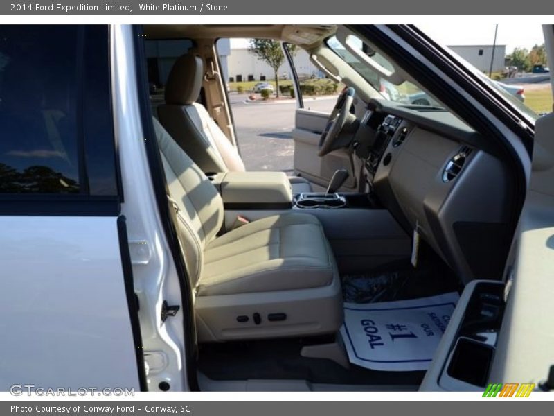 White Platinum / Stone 2014 Ford Expedition Limited
