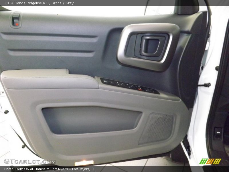 White / Gray 2014 Honda Ridgeline RTL