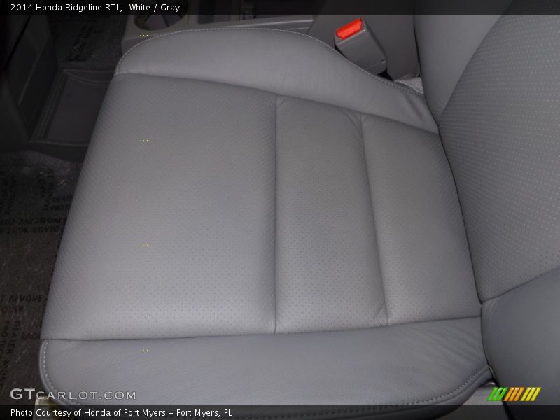 White / Gray 2014 Honda Ridgeline RTL