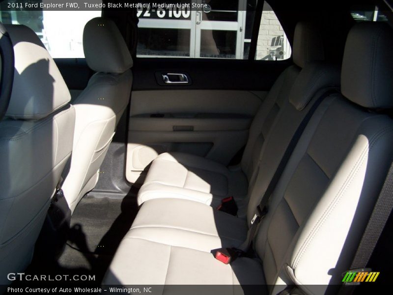 Tuxedo Black Metallic / Medium Light Stone 2011 Ford Explorer FWD