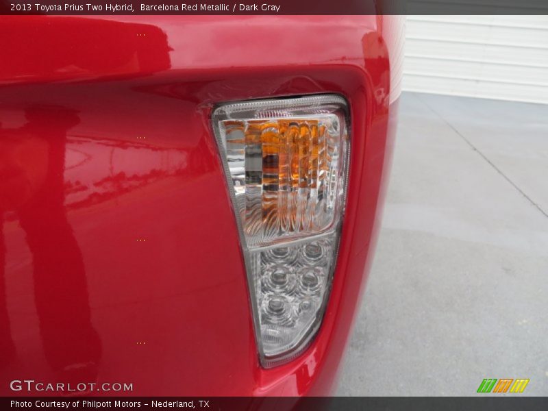 Barcelona Red Metallic / Dark Gray 2013 Toyota Prius Two Hybrid