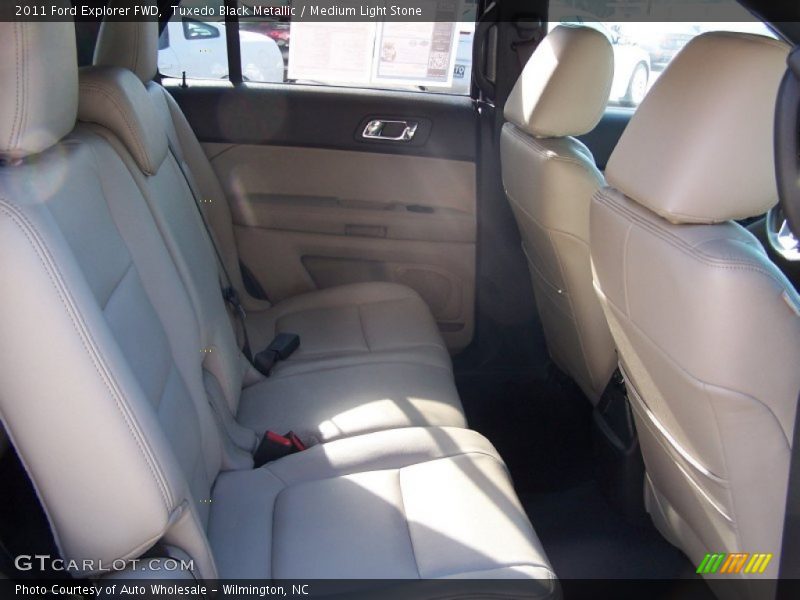 Tuxedo Black Metallic / Medium Light Stone 2011 Ford Explorer FWD