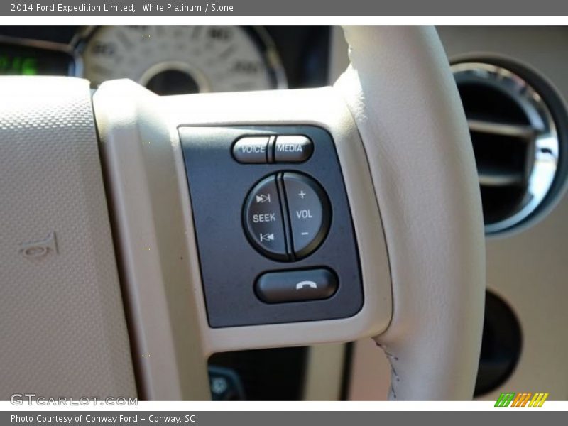 White Platinum / Stone 2014 Ford Expedition Limited