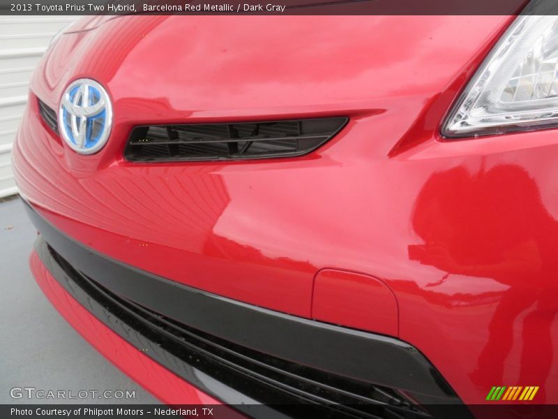 Barcelona Red Metallic / Dark Gray 2013 Toyota Prius Two Hybrid