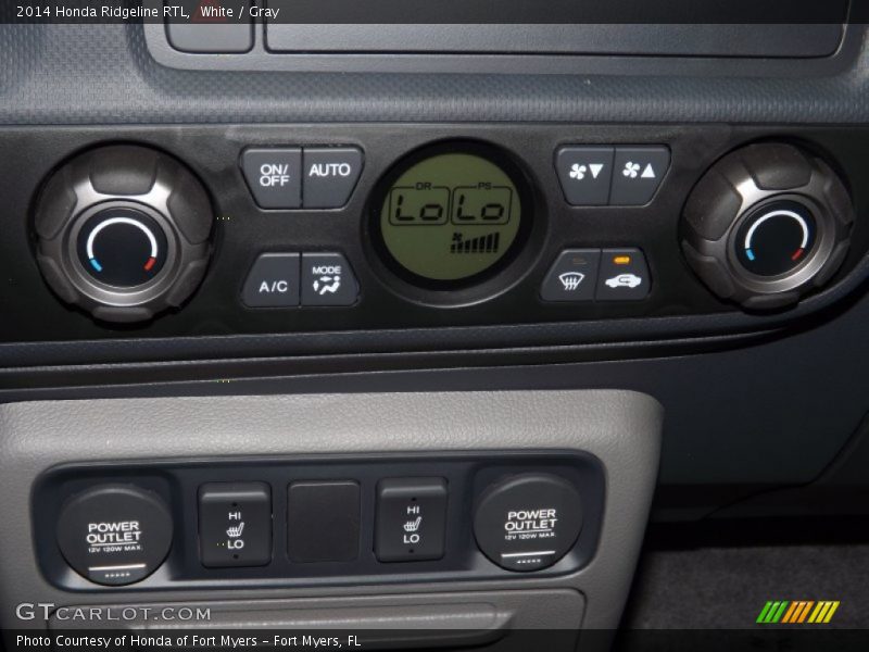 Controls of 2014 Ridgeline RTL