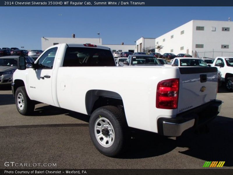 Summit White / Dark Titanium 2014 Chevrolet Silverado 3500HD WT Regular Cab