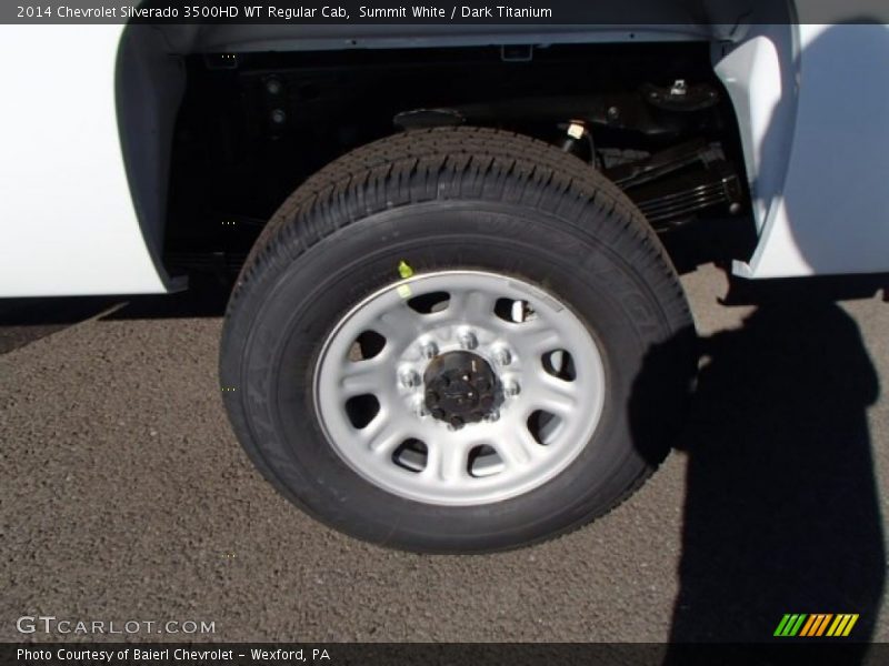 Summit White / Dark Titanium 2014 Chevrolet Silverado 3500HD WT Regular Cab