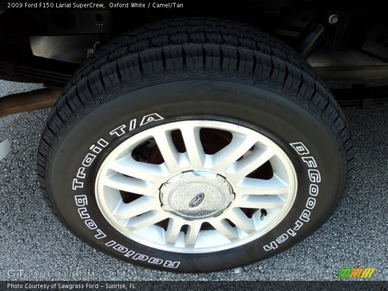 Oxford White / Camel/Tan 2009 Ford F150 Lariat SuperCrew