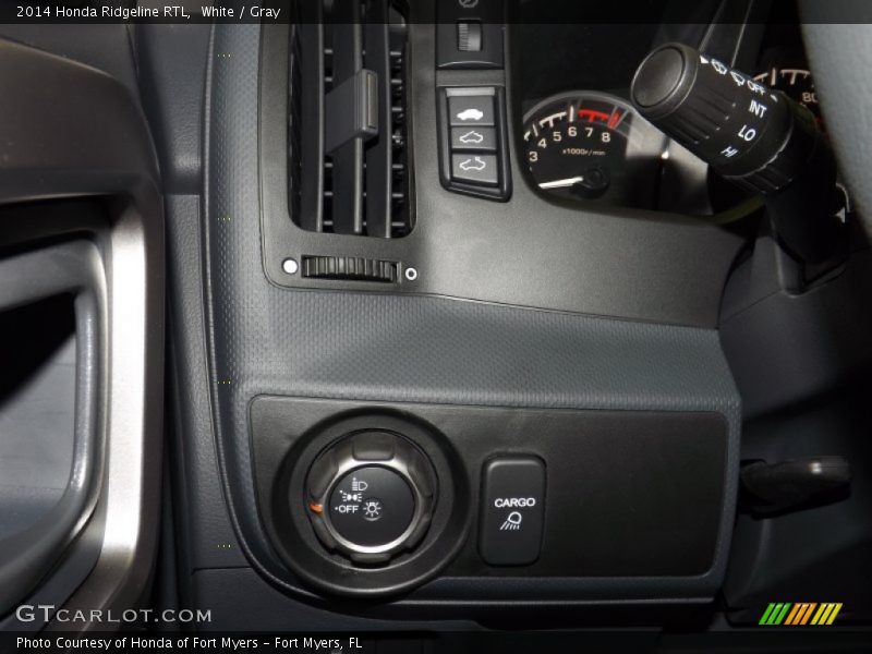White / Gray 2014 Honda Ridgeline RTL