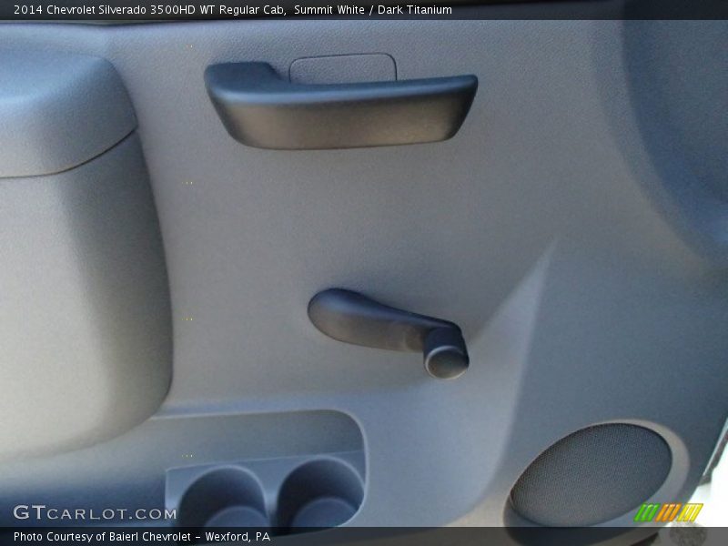 Summit White / Dark Titanium 2014 Chevrolet Silverado 3500HD WT Regular Cab