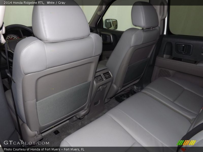 White / Gray 2014 Honda Ridgeline RTL