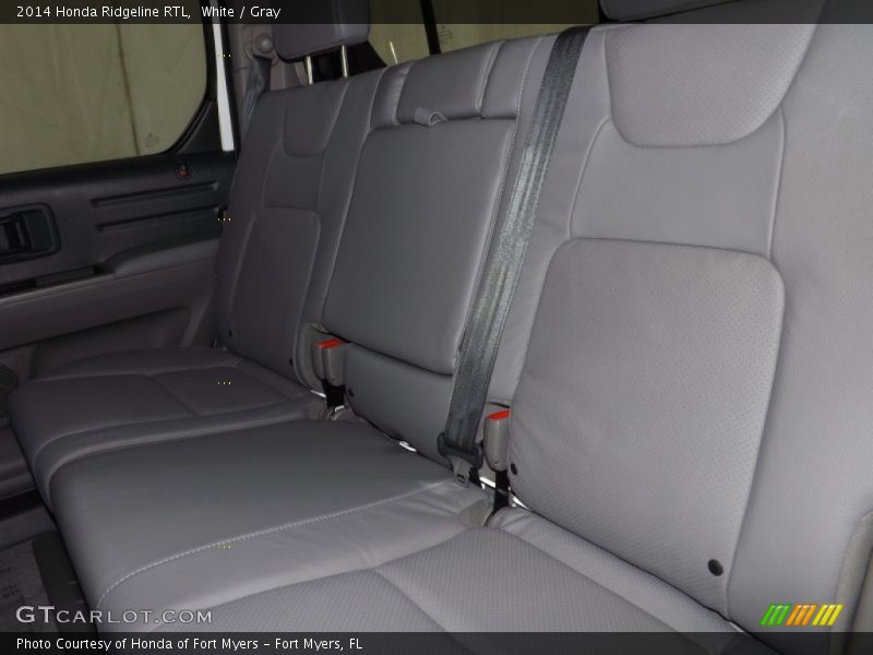 White / Gray 2014 Honda Ridgeline RTL