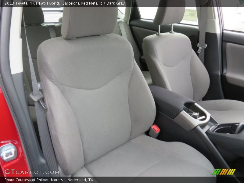 Barcelona Red Metallic / Dark Gray 2013 Toyota Prius Two Hybrid