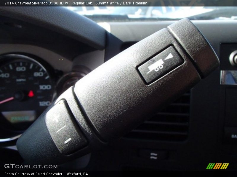 Summit White / Dark Titanium 2014 Chevrolet Silverado 3500HD WT Regular Cab