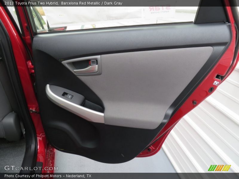 Barcelona Red Metallic / Dark Gray 2013 Toyota Prius Two Hybrid