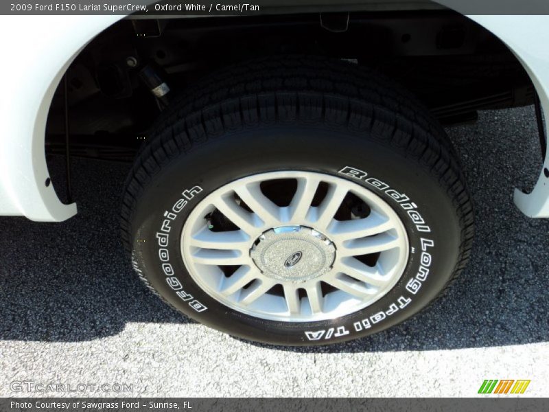 Oxford White / Camel/Tan 2009 Ford F150 Lariat SuperCrew