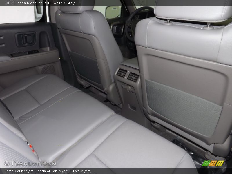 White / Gray 2014 Honda Ridgeline RTL