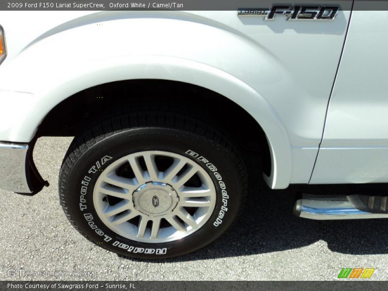 Oxford White / Camel/Tan 2009 Ford F150 Lariat SuperCrew